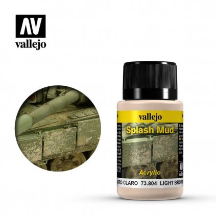 Vallejo Weathering Effects 73804 Light Brown Splash Mud 40ml