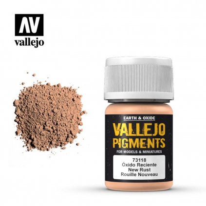 Vallejo Pigments 73118 New Rust 35ml