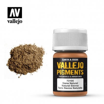 Vallejo Pigments 73105 Natural Sienna 35ml