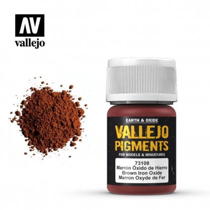 Vallejo Pigments 73108 Brown Iron Oxide