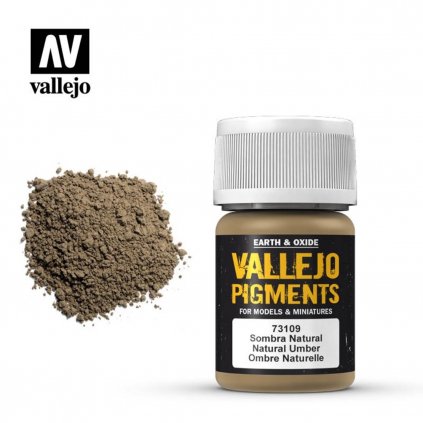 Vallejo Pigments 73109 Natural Umber 35ml