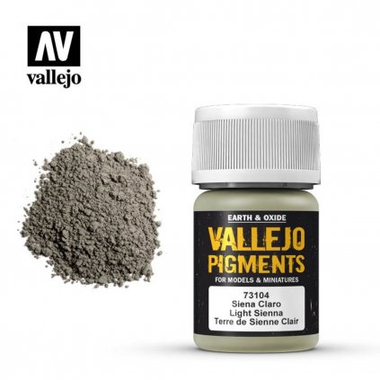 Vallejo Pigments 73104 Light Sienna 35ml