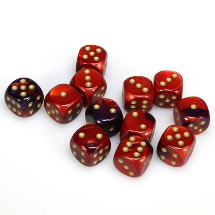 purple red gold chessex