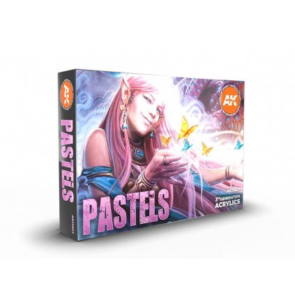 AK Acrylics 3Gen SET AK11607 PASTELS COLORS SET (6x17ml)