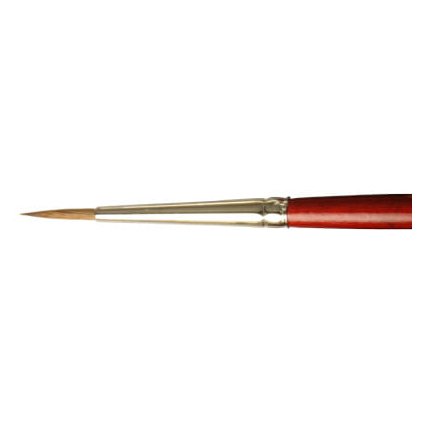 Kulatý štětec LifeColor Pure red sable s dlouhým vlasem 1