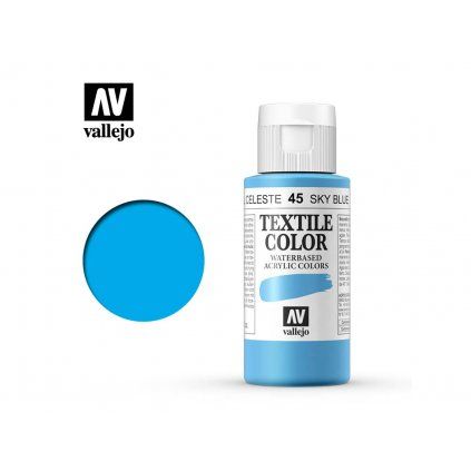 Vallejo Textile Color 40045 Sky Blue (60ml)