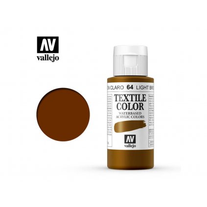 Vallejo Textile Color 40064 Light Brown (Opaque) (60ml)
