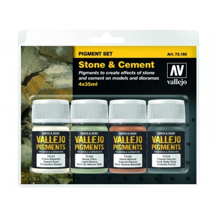 Vallejo Pigments Set 73192 Stone & Cement (4)