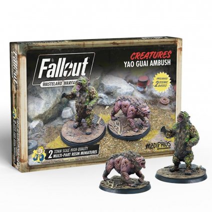 Fallout: Wasteland Warfare - Creatures: Yao Guai Ambush - EN (Modiphius)
