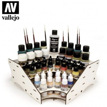 Stojan na barvy a štětce: AV Corner Paint mod. 26008 (Vallejo)