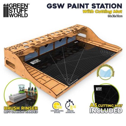 paint station with cutting mat (1)