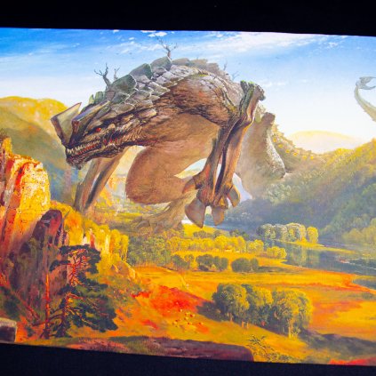 Herní podložka - Playmat: Kaiju Evening 61 x 35 cm (Kraken Wargames)