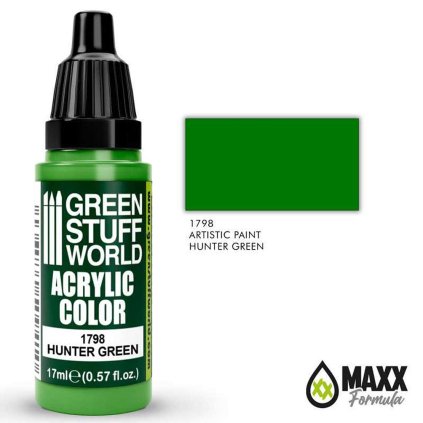 acrylic color hunter green 11zon