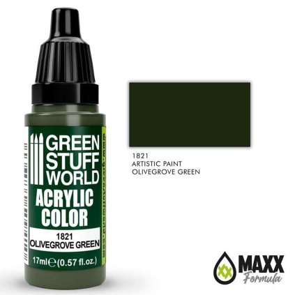 acrylic color olivegrove green 11zon