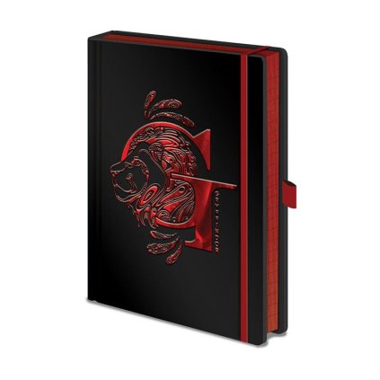 Harry Potter Premium Notebook A5 Gryffindor Foil