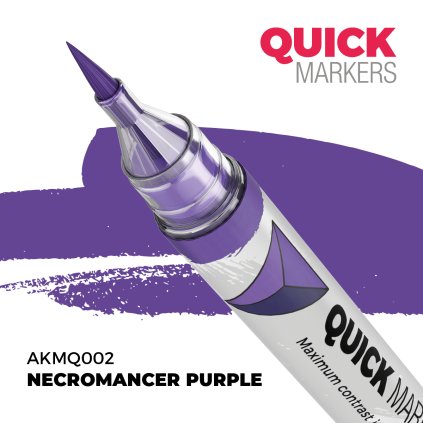 NECROMANCER PURPLE - QUICK MARKER - modelářský fix AKMQ002 (AK Interactive)