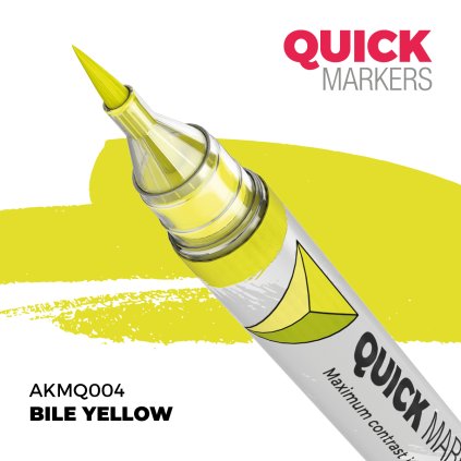 BILE YELLOW - QUICK MARKER - modelářský fix AKMQ004 (AK Interactive)