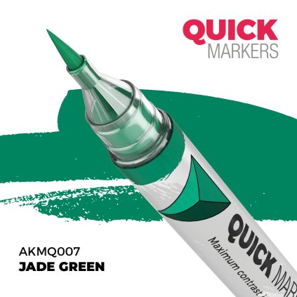 JADE GREEN - QUICK MARKER - modelářský fix AKMQ007 (AK Interactive)
