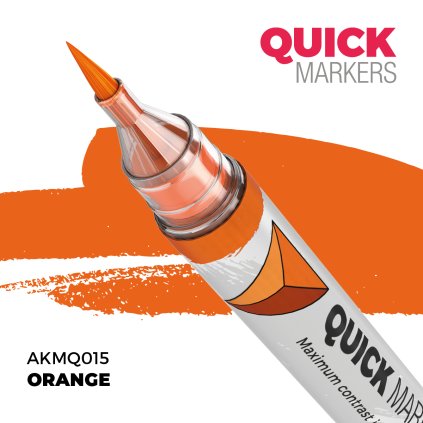 ORANGE - QUICK MARKER - modelářský fix AKMQ015 (AK Interactive)