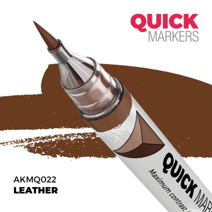 LEATHER - QUICK MARKER - modelářský fix AKMQ022 (AK Interactive)