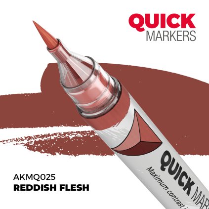 REDDISH FLESH - QUICK MARKER - modelářský fix AKMQ025 (AK Interactive)