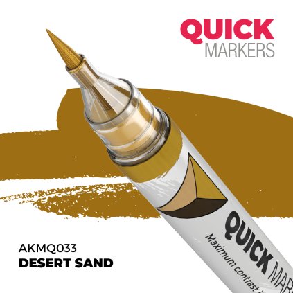 DESERT SAND - QUICK MARKER - modelářský fix AKMQ033 (AK Interactive)