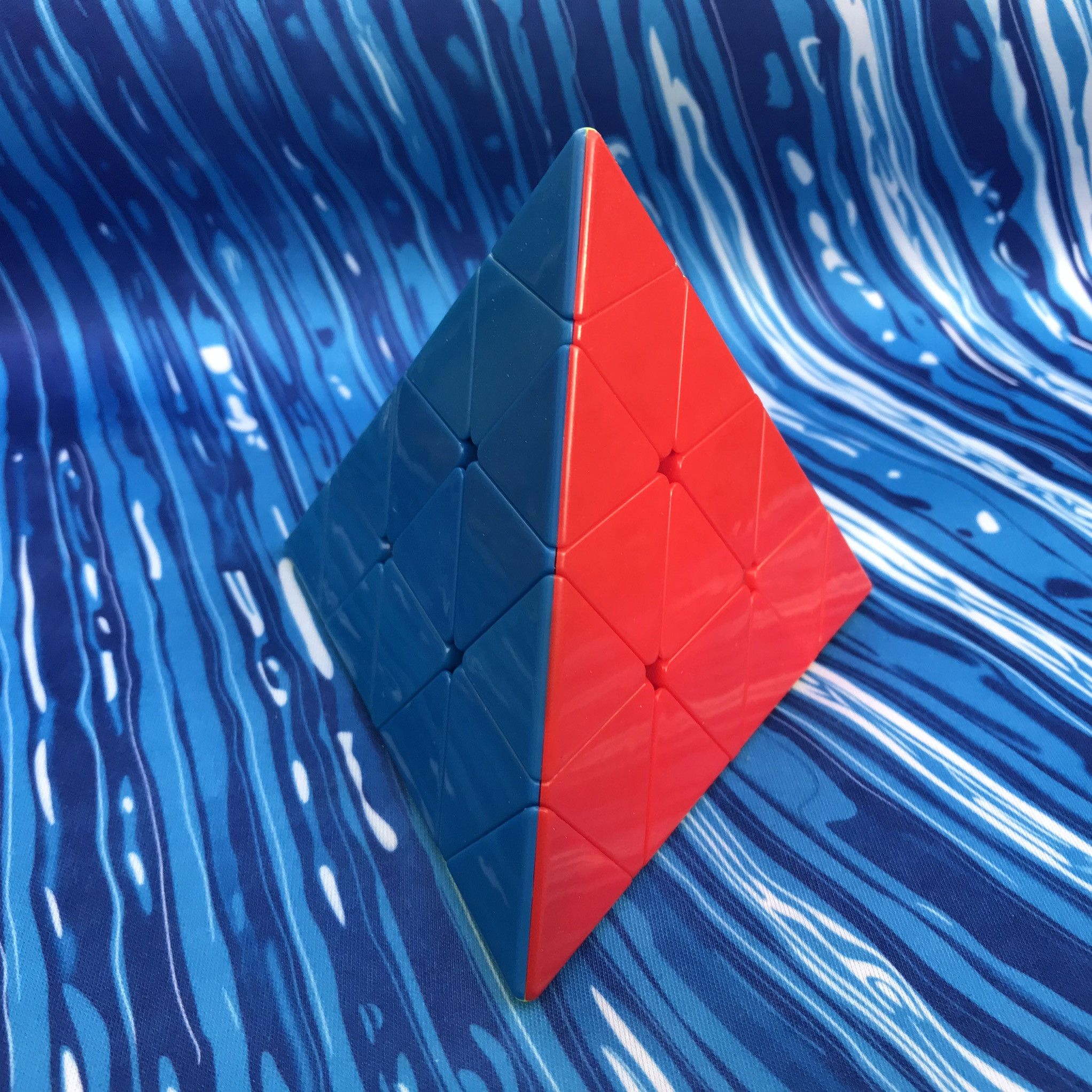 4x4x4 Master Pyraminx (QiYi) - hlavolam pyramida Barva: Stickerless