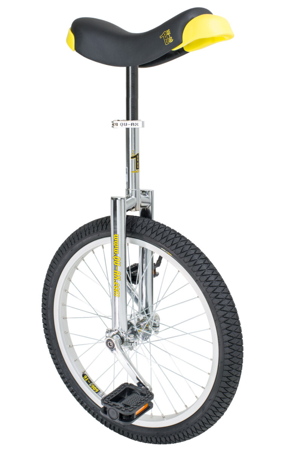 Jednokolka Luxus unicycle 406mm 20" (Qu-Ax) Barva: Stříbrná