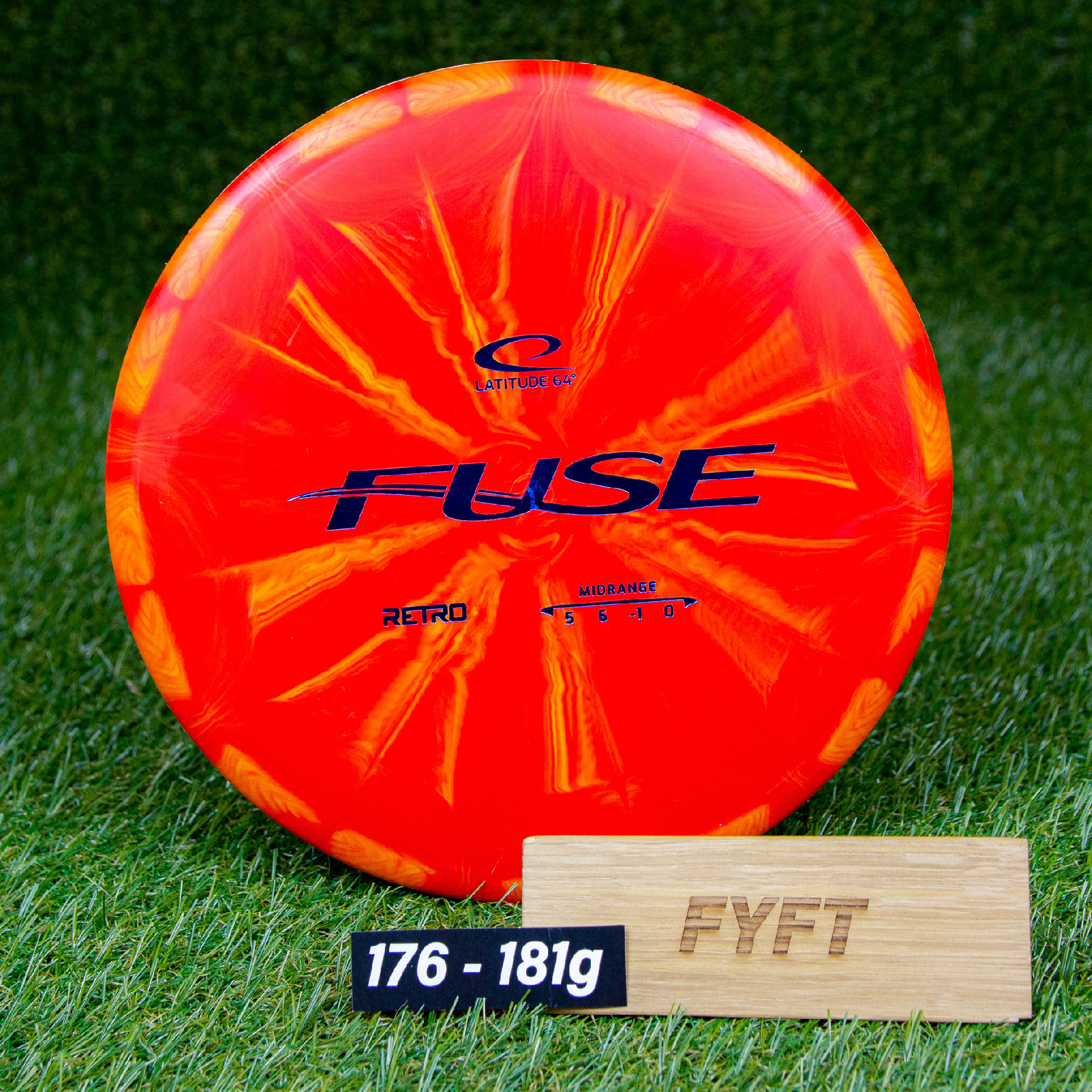 FUSE - Retro (Latitude64) - univerzální midrange discgolf disk pro začátečníky Barva: Červená 176-181g