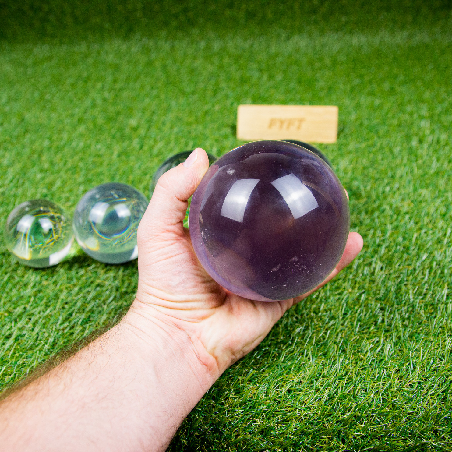 Akrylová kontaktní koule 100mm (JuggleDream) - Acrylic Contact Ball na žonglování