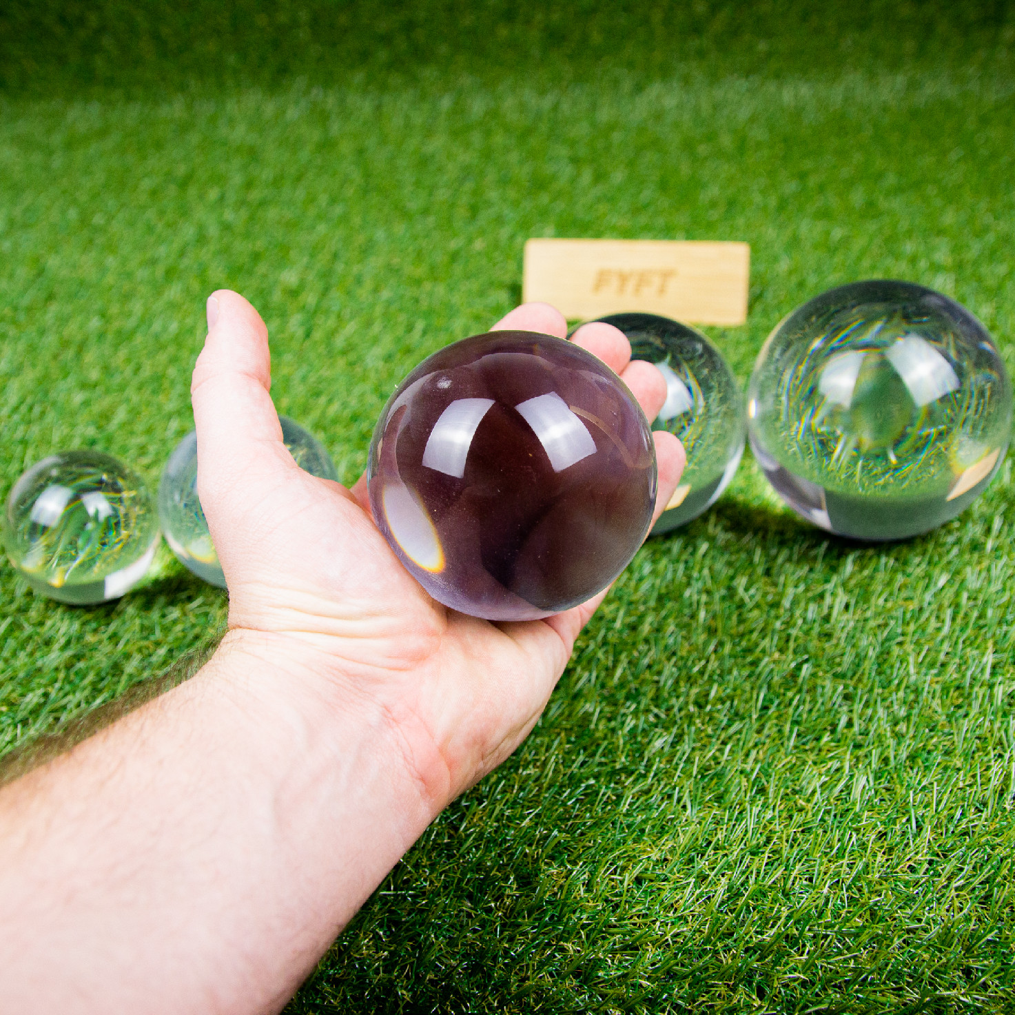 Akrylová kontaktní koule 80mm (JuggleDream) - Acrylic Contact Ball na žonglování