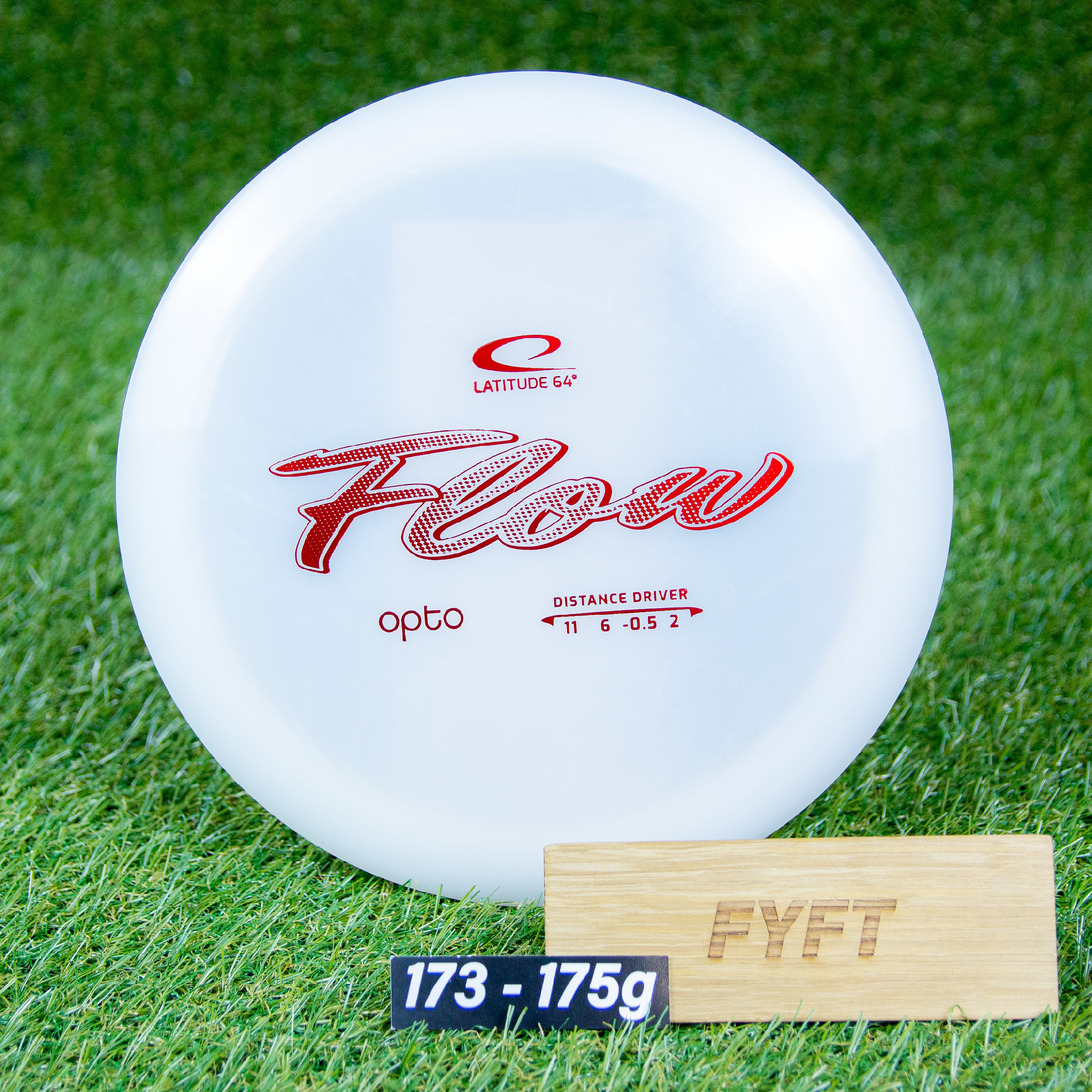 FLOW - Opto (Latitude64) - všestranný oblíbený driver disk Barva: Bílá 173-175g