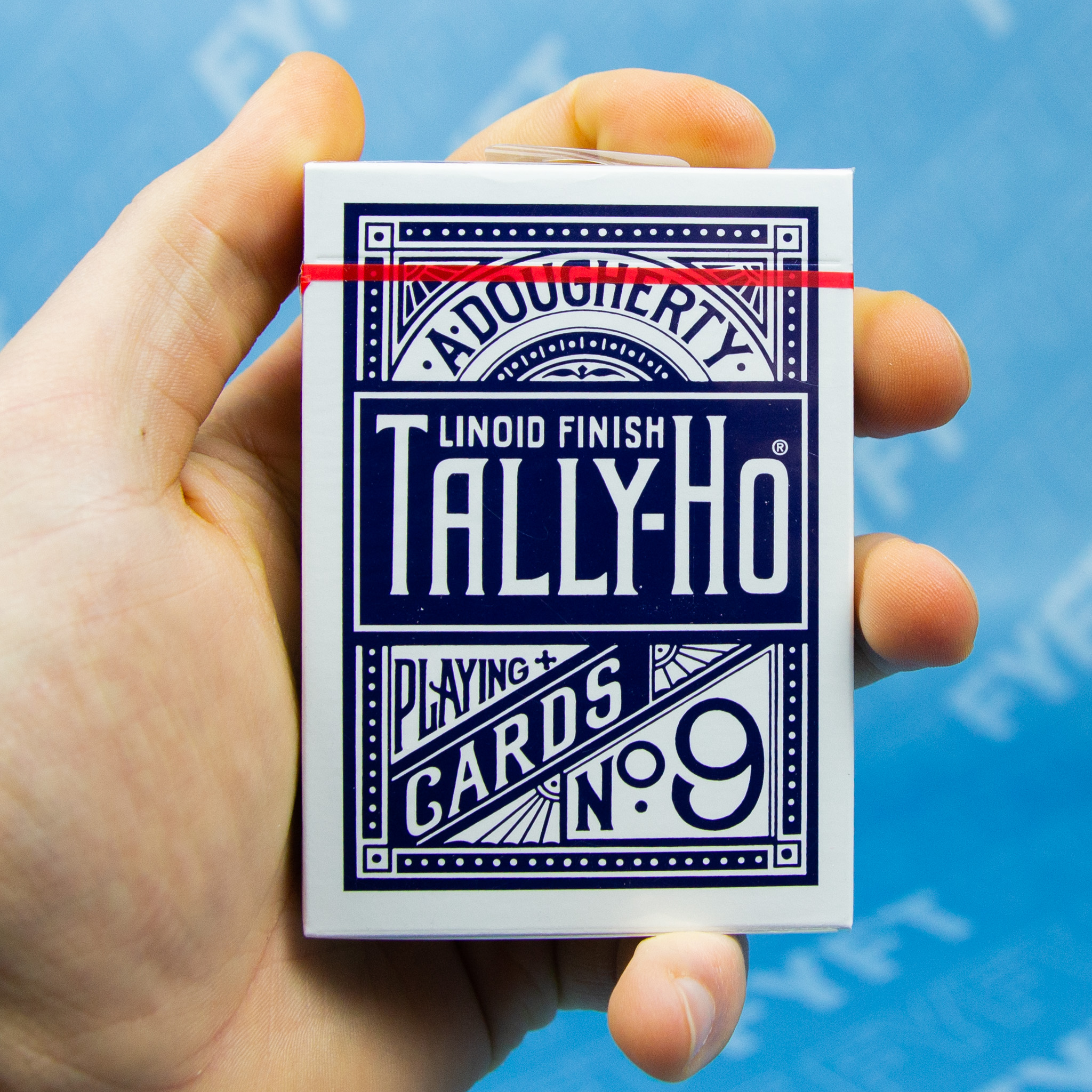 Tally-ho - Fan back (USPCC) Barva: Modrá