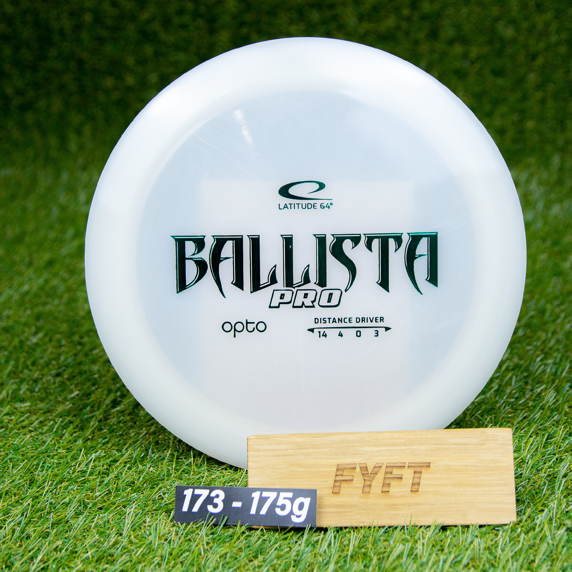 Ballista PRO - Opto (Latitude64) - discgolf distance driver disk Barva: Bílá 173-175g