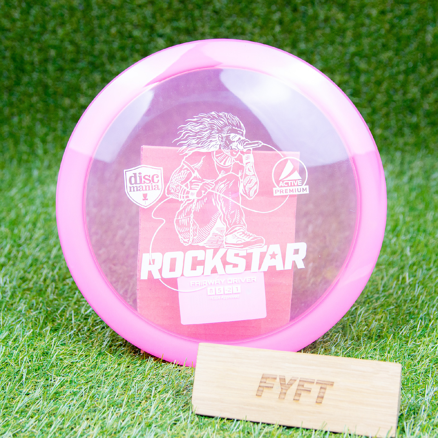 ROCKSTAR - Active Premium (Discmania) - fairway discgolf driver Barva: Růžová