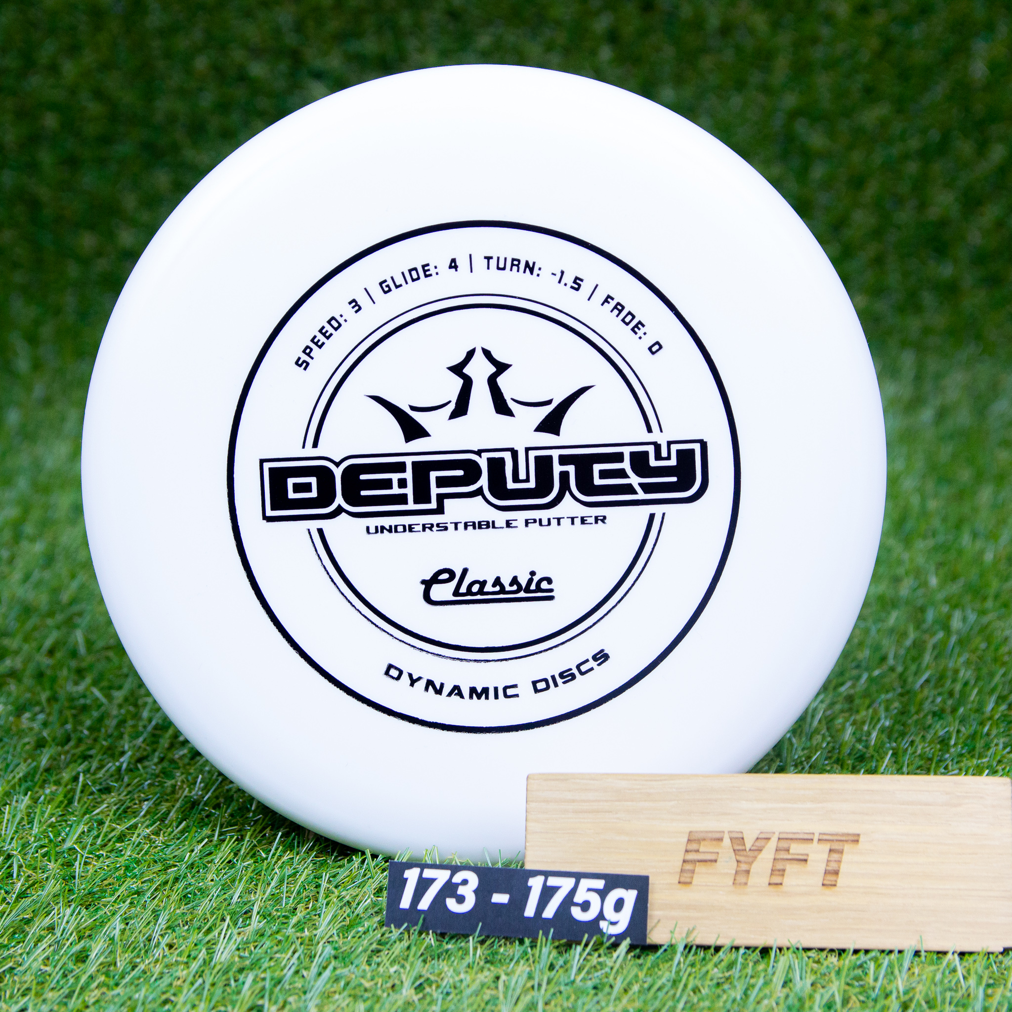 Dynamic Discs Deputy - Classic (Dynamic Discs) Barva: Bílá 173-175g