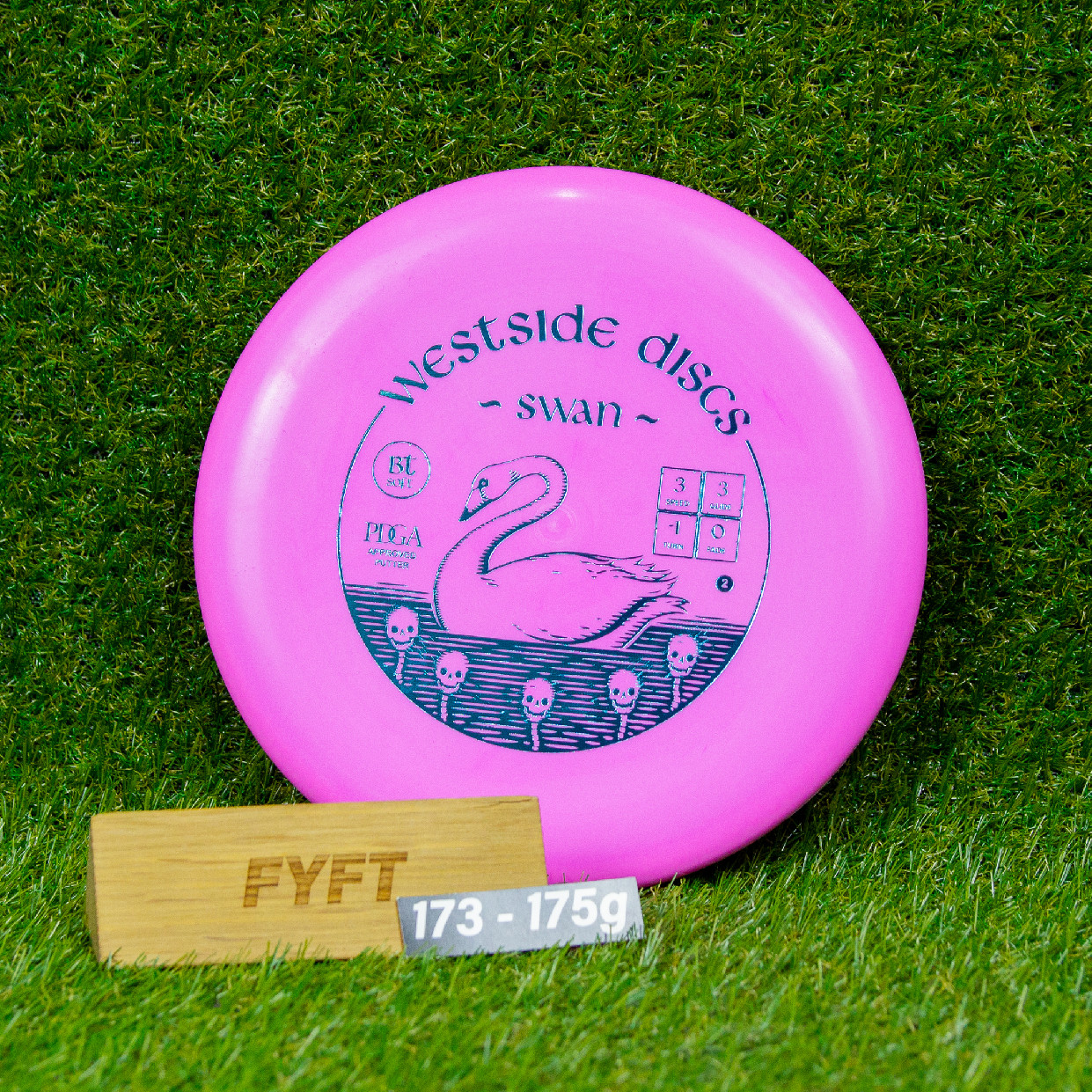 SWAN - BT Soft (Westside) - putter disk Barva: Růžová 173-175g