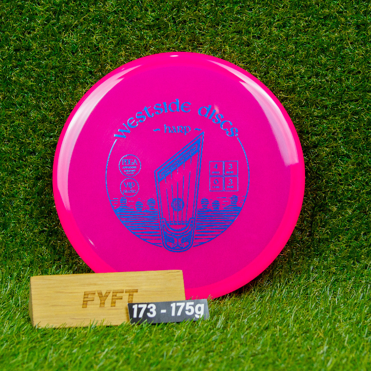 HARP - VIP (Westside) - overstable putter Barva: Růžová 173+g