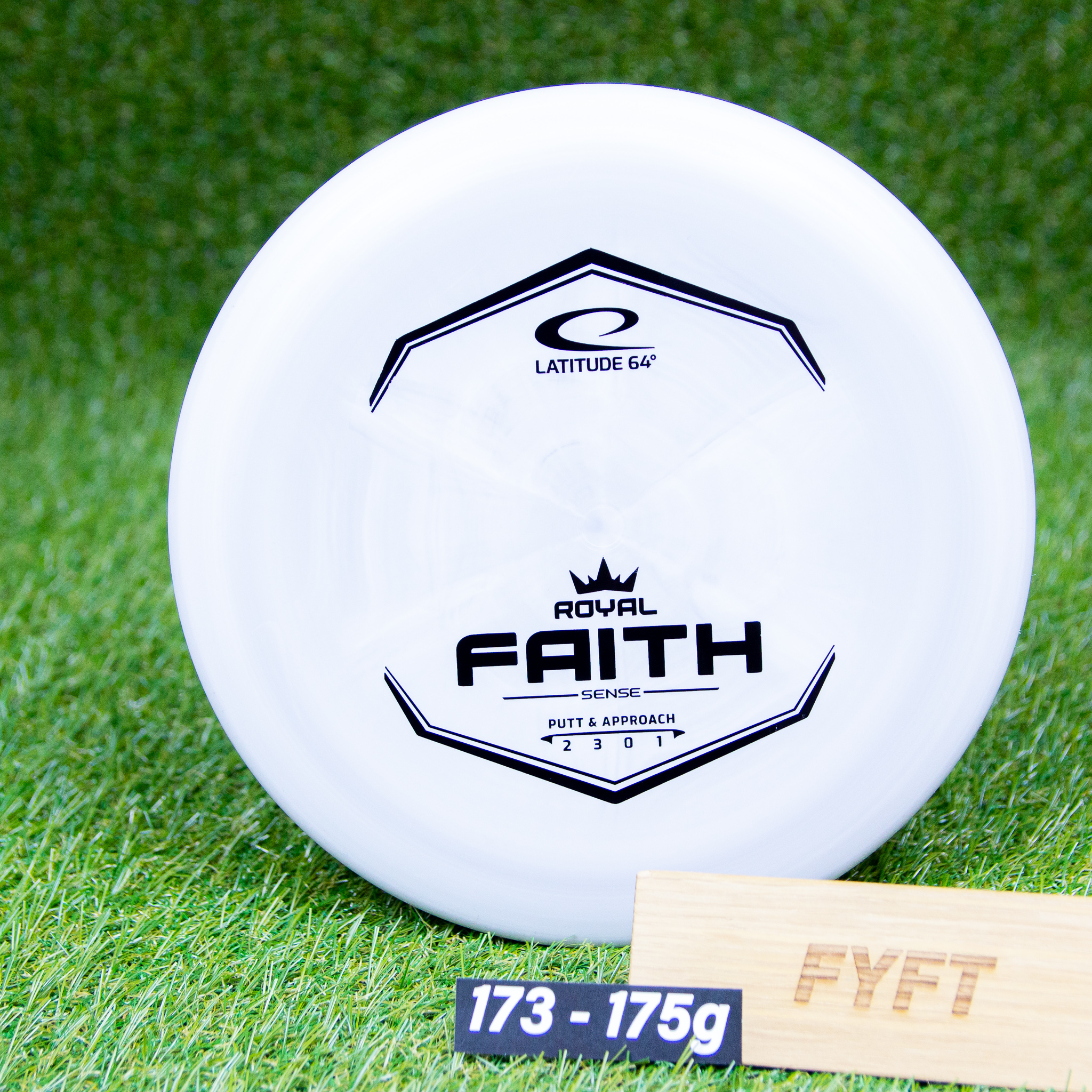 Royal FAITH - Sense (Latitude64) - putter disk Barva: Šedá 173-175g