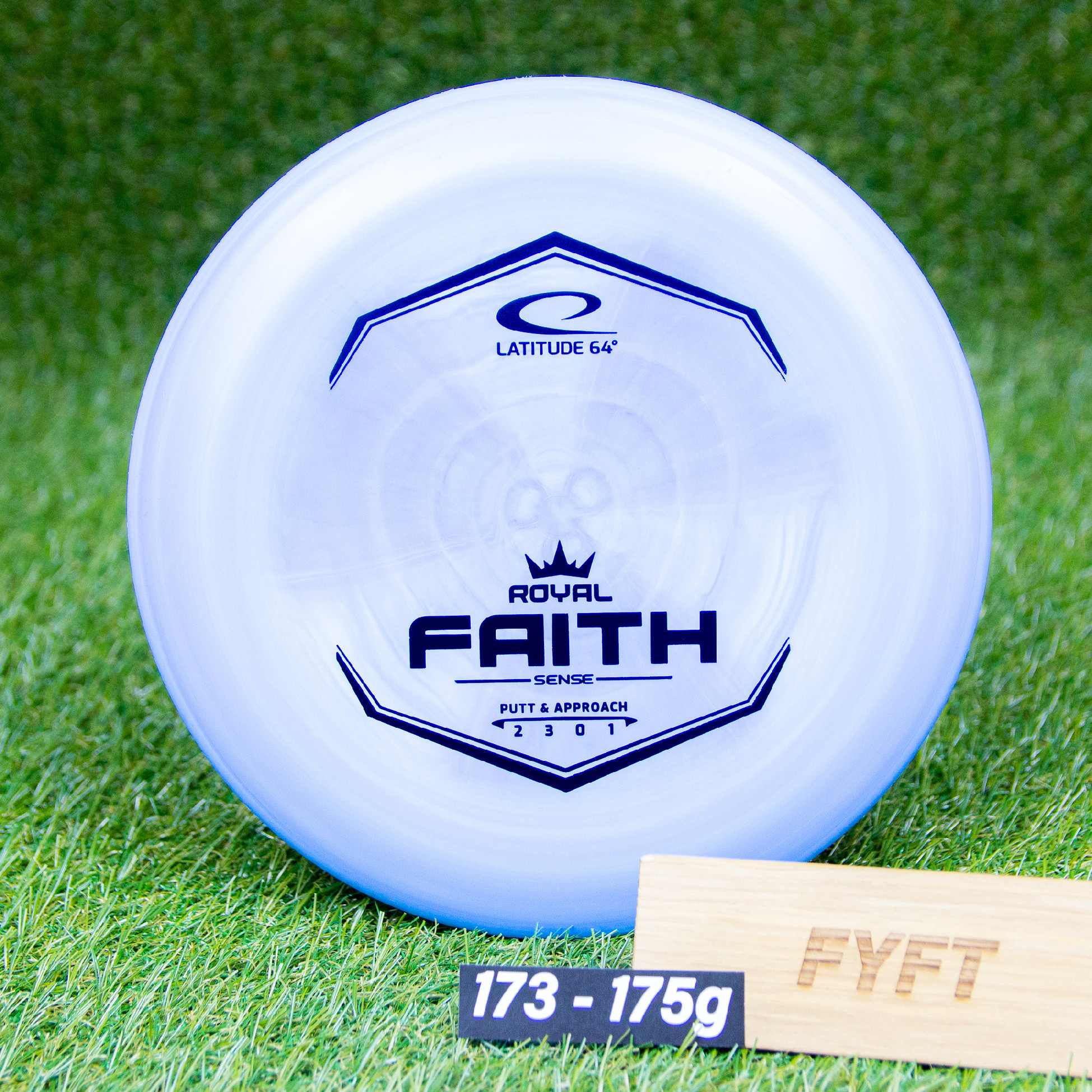 Royal FAITH - Sense (Latitude64) - putter disk Barva: Modrá 173-175g