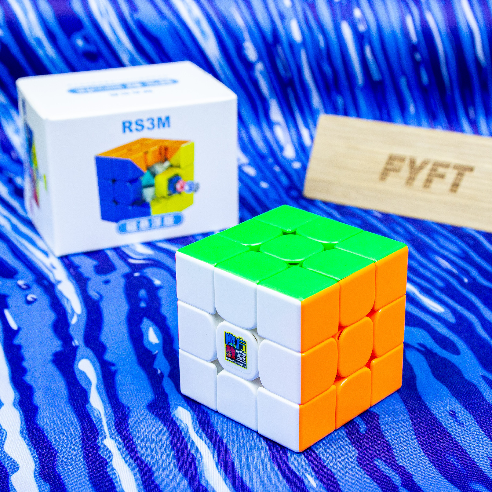 Magnetická speedcube kostka RS3M 2021 MagLev Barva: Stickerless