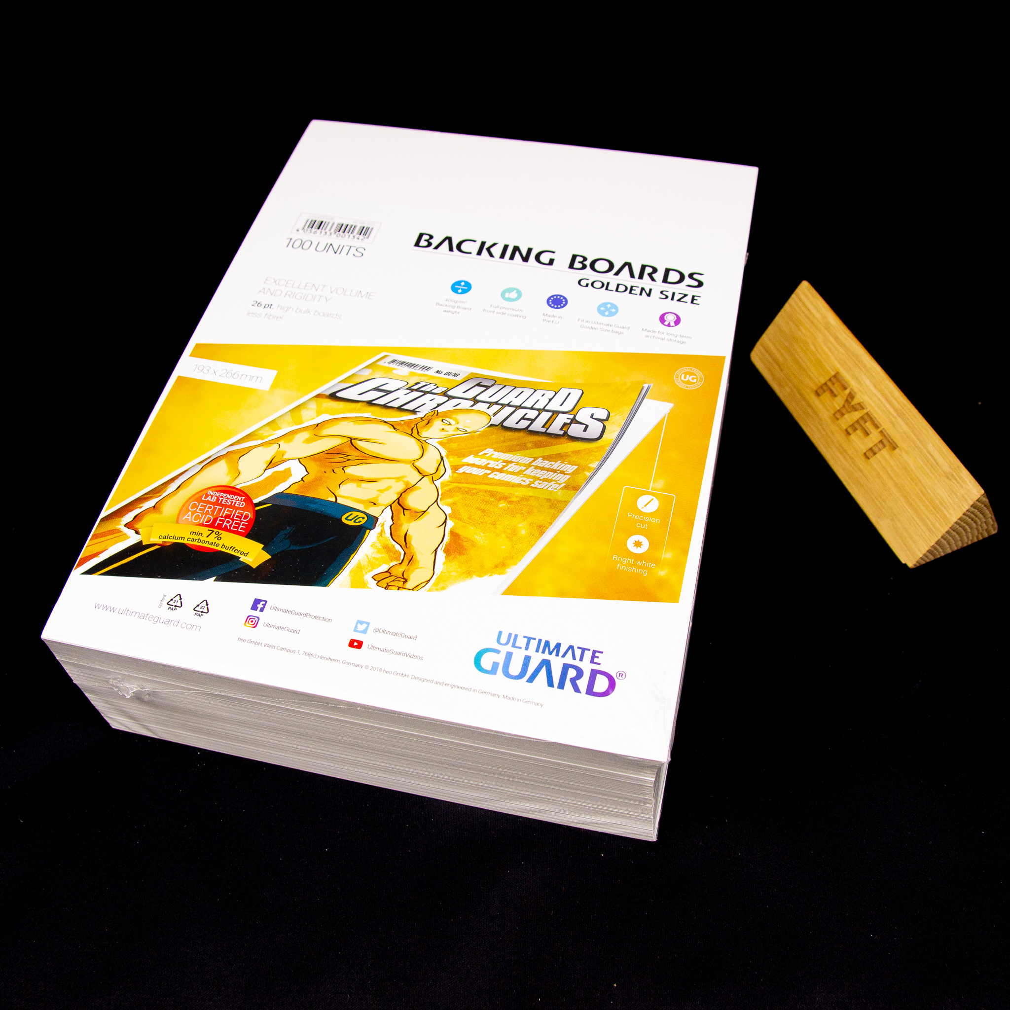 Tvrdé podklady  pro komiksy - Comic Backing Boards v rozměru Golden Size
