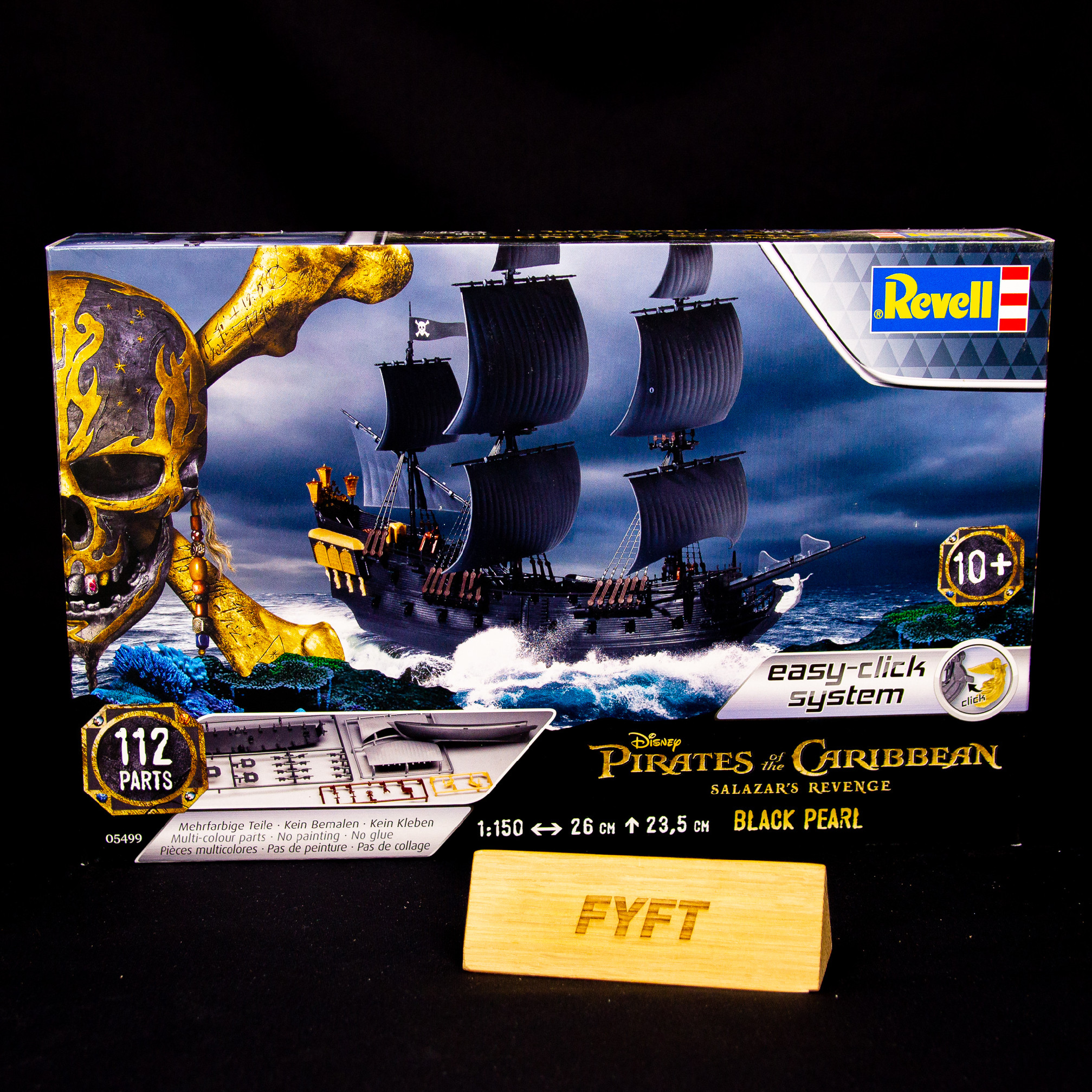 Loď Black Pearl 1:150 - EasyClick (Revell)