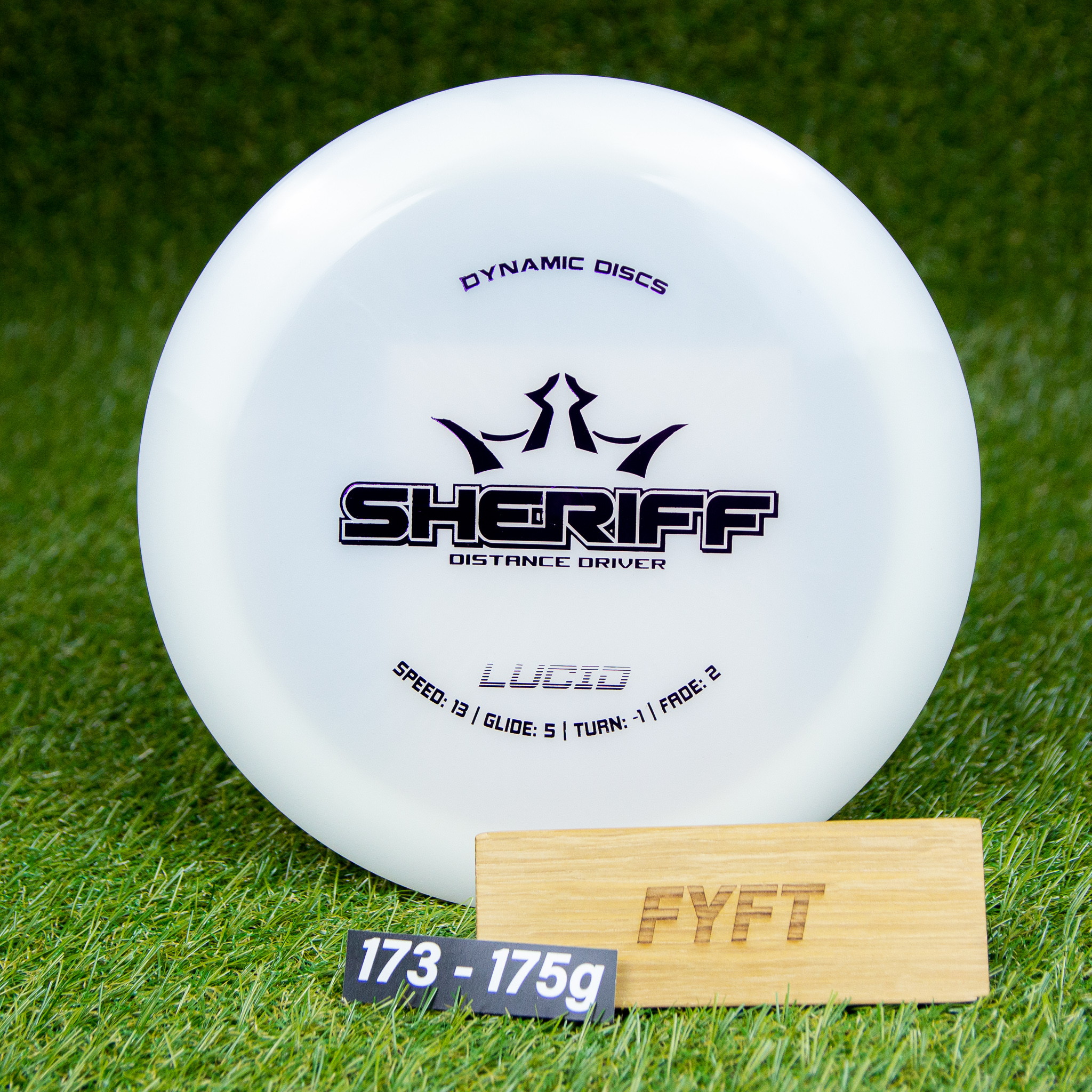 Dynamic Discs Sheriff - Lucid (Dynamic Discs) Barva: Bílá 173-175g