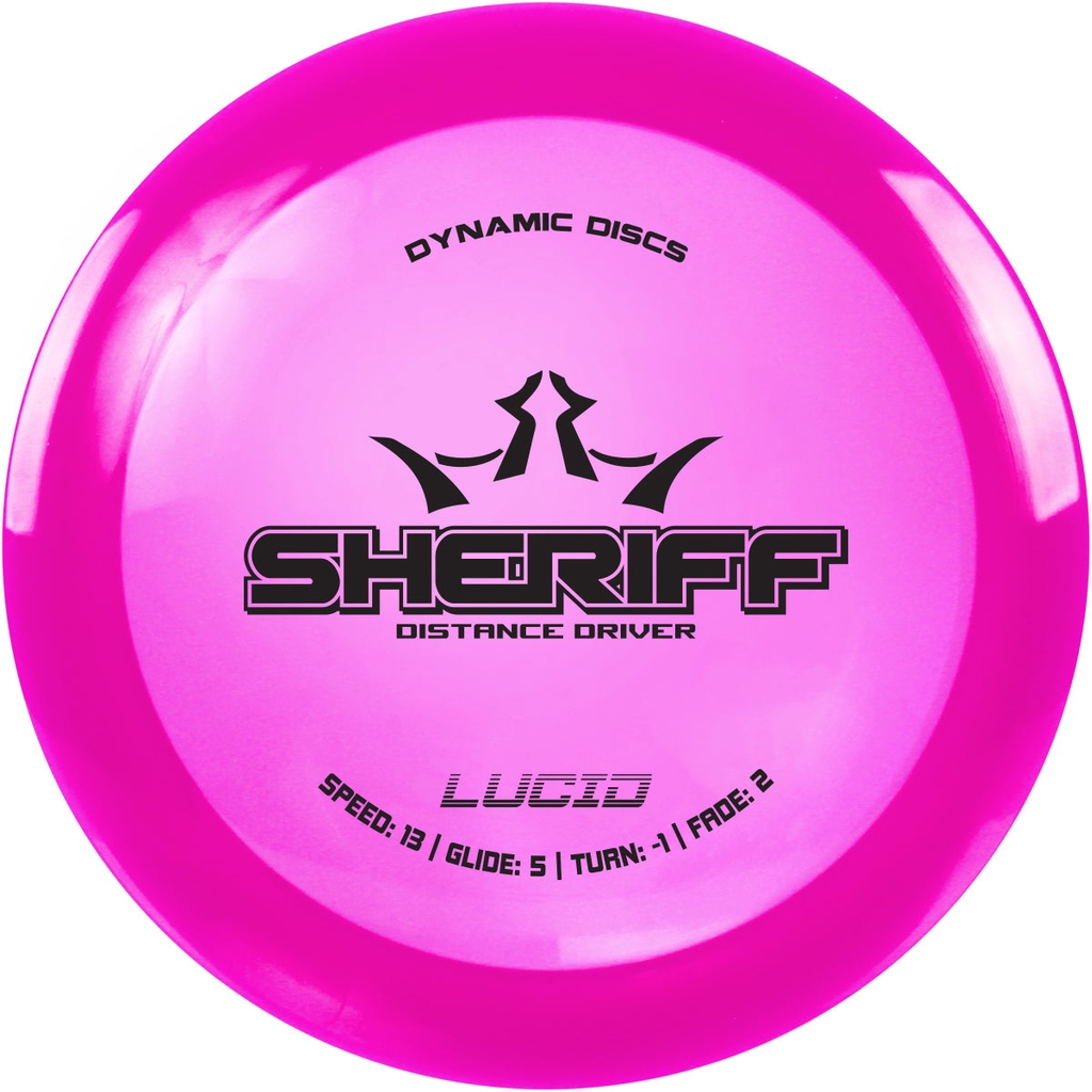 Dynamic Discs Sheriff - Lucid (Dynamic Discs) Barva: Růžová 173-175g