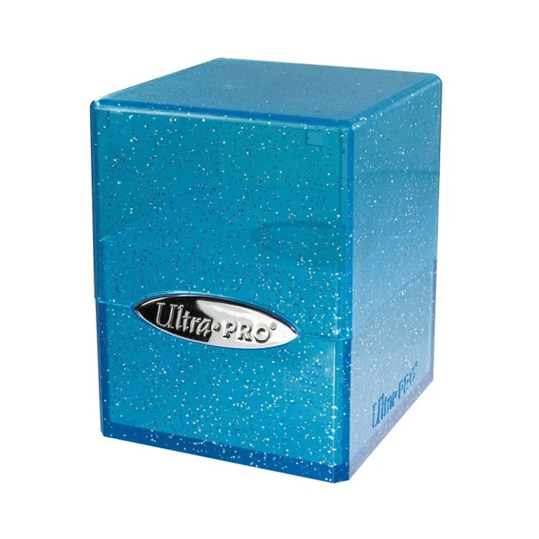 Deck Box Satin Cube (UP) - luxusní krabička na tvé karty Barva: Modrá