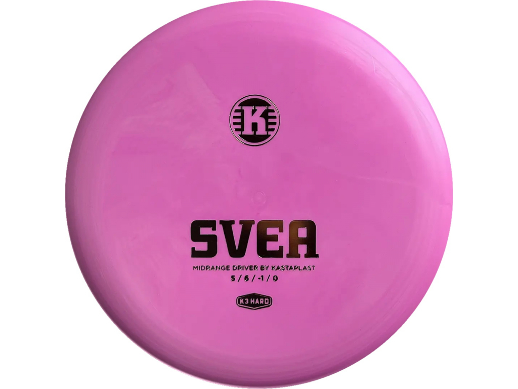 Svea - K3 Hard (Kastaplast) - midrange disk Barva: Růžová 173-175g