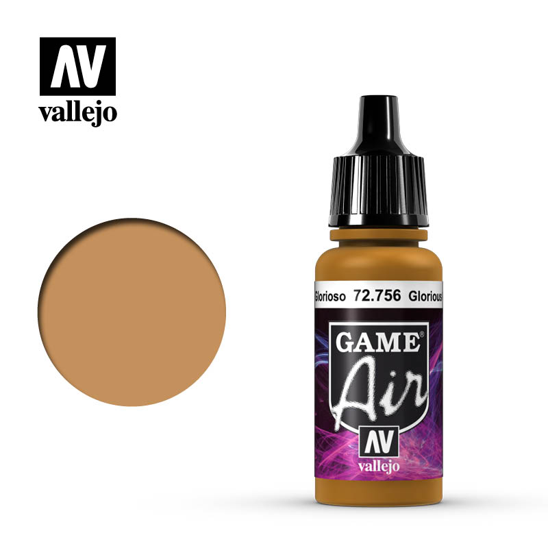 Vallejo Game Air: Glorious Gold 17ml - airbrush barva na modely