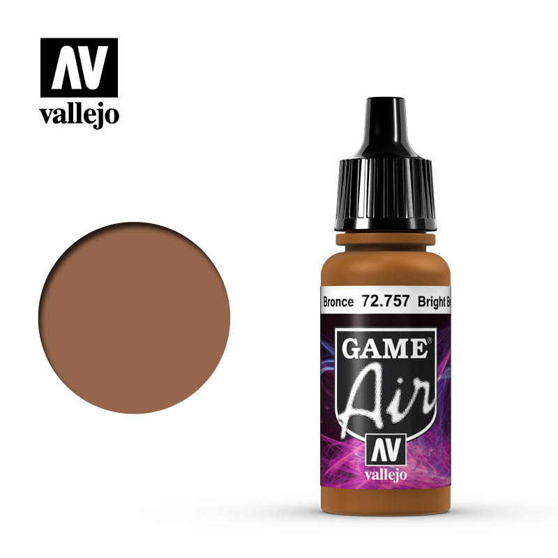 Vallejo Game Air: Bright Bronze 17ml - airbrush barva na modely