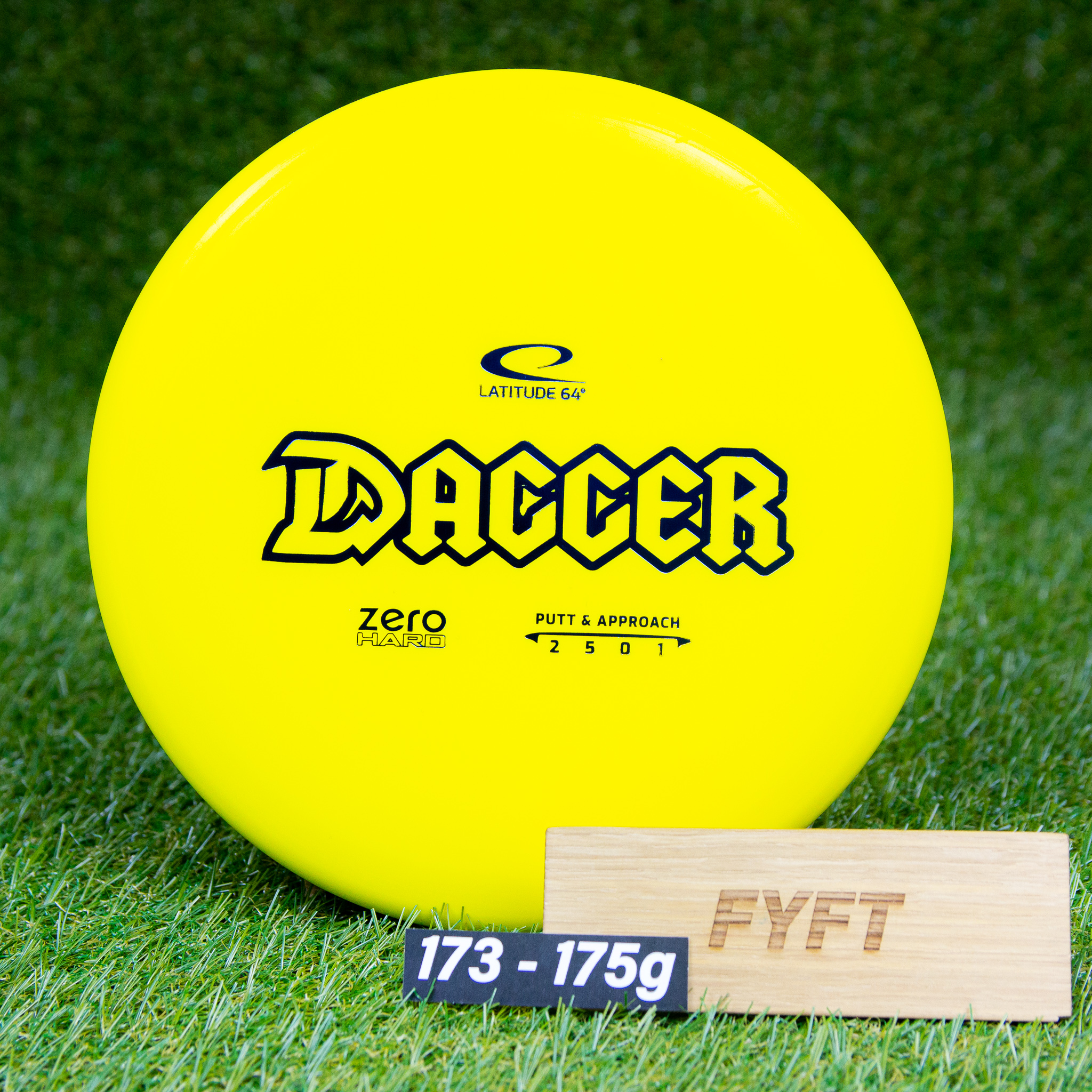 DAGGER - Zero Hard (Latitude64) - discgolf putter disk Barva: Žlutá 173-175